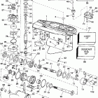 E130TXAUM Gearcase - 130cx counter-rotation