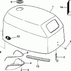 BE10FCLEUR Капот-Evinrude