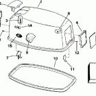 E30TELEUD Капот-Evinrude