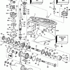 E150JLEUE Gearcase - counter-rotation