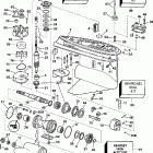 E150JLEUE Gearcase - standard rotation - gl models