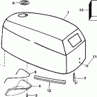 HE5FRLEUR Капот-Evinrude