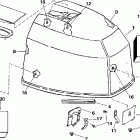 E115TSLEUA Капот-Evinrude