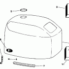 BE25KEUR Капот-Evinrude