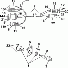 E50JEUC Ignition switch & cable - 40te, 40ttl