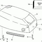 HE15KCF Капот-Evinrude