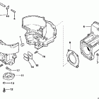 E2ROEUD Cylinder & crankcase, reed valve