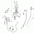 700 Diesel Thermostat, water inlet flange, and oil level stick asse...