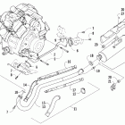 500 TRV Двигатель и глушитель
