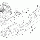 400 TRV Двигатель и глушитель
