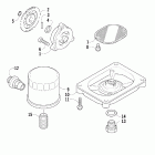 650 TRV Масляный насос и фильтр