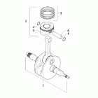 650 H1 TRV Коленчатый вал