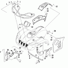 366 Передний багажник и фары