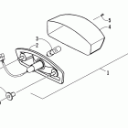 DVX 50 Задний фонарь