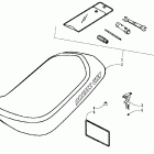 DVX 90 Revised Seat and tool kit assembly