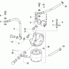 700 Diesel Fuel filter, electro-valve, and hoses assembly