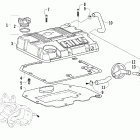 700 Diesel Rocker arm cover  and breather system assemblies