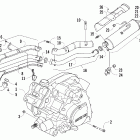 700 TRV Двигатель и глушитель