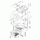700 TRV Rear rack and footwell assemblies