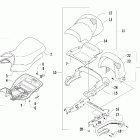 700 TRV Seat and backrest assembly