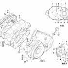 400 auto Крышки сцепления ,ремня и магнето