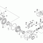 Prowler Front drive gearcase assembly (xt)