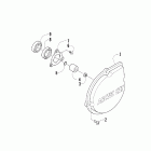 650 TRV Outer magneto cover assembly