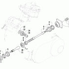 Prowler XTX Вторичный привод в сборе