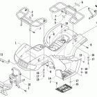50 Utility Body panel and rack assembly