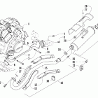 650 H1 Двигатель и глушитель