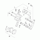 DVX 400 Front brake assembly