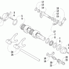 650 H1 TRV Вилки переключения передач