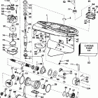 E130TXADA Gearcase - 130tl & 130tx standard rotation