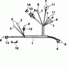 BE15FWEDC Motor cable - te models