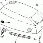 HE15KCLN Капот-Evinrude