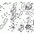 E200TXEDR Carburetor & linkage - 200sl, 225