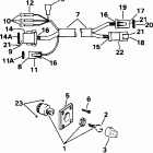 E40ELEDS Ignition switch & cable - 40te, 40ttl
