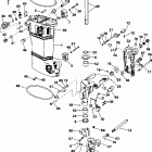 E25QLEDC Midsection - power trim & tilt
