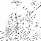E88MSLEDC Stern bracket - manual tilt models