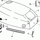 E15EEDS Капот-Evinrude