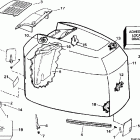 E200TXEDR Engine cover - evinrude - 200tx, 200sl, 200cx, 225