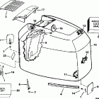 E200TXEDR Engine cover - johnson - 200tx, 200sl, 200cx, 225