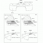 Prairie 360 4X4 (KVF360-A8F) Decals(white)(a8f)