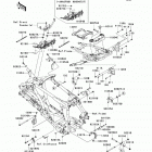 KFX450R (KSF450-B8FA) Frame fittings(b8f / b8fa)