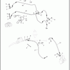 FXST 1BVJ SOFTAIL STANDARD (2023) BRAKE LINES, FRONT, ABS - FLFBS, FLHCS, FLSB, FXBBS, FXS...