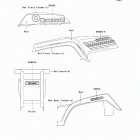Bayou 250 (KLF250-A8F) Decals(red)(a8f)