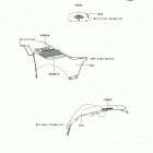 Brute Force 650 4x4i (KVF650-F8F) Decals(red)(f8f)