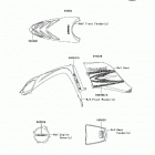 KFX700 (KSV700-B8F) Decals(b8f)