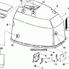XE112TSXEOC Капот-Evinrude