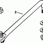 E225CZEOB Steering link kit - 200 / 225stl, 200tx, tz, 225tl, tx, ...